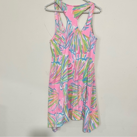 Lilly Pulitzer Monterey Tank Dress Shellebrate Pink Shell Print SIZE SMALL - Picture 9 of 9